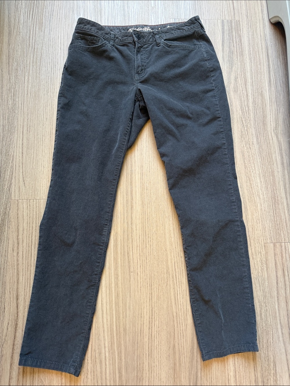 Eddie Bauer Charcoal Slim Boyfriend Pants